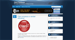 Desktop Screenshot of claro.celulares.cr