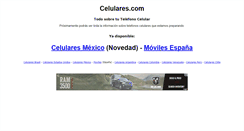 Desktop Screenshot of celulares.com