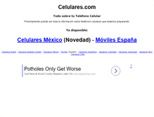 Tablet Screenshot of celulares.com